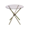 SMTE - 90cm Diameter Round Glass Coffee Table / Dinning Table