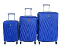 SMTE - 3Piece Travel Luggage Suitcase Bag SetStylish, And ConvenientBlue