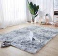 SMTE - Fluffy Carpet/Rug Light Grey