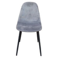 SMTE - Grey Velvet Luna ChairSA304V