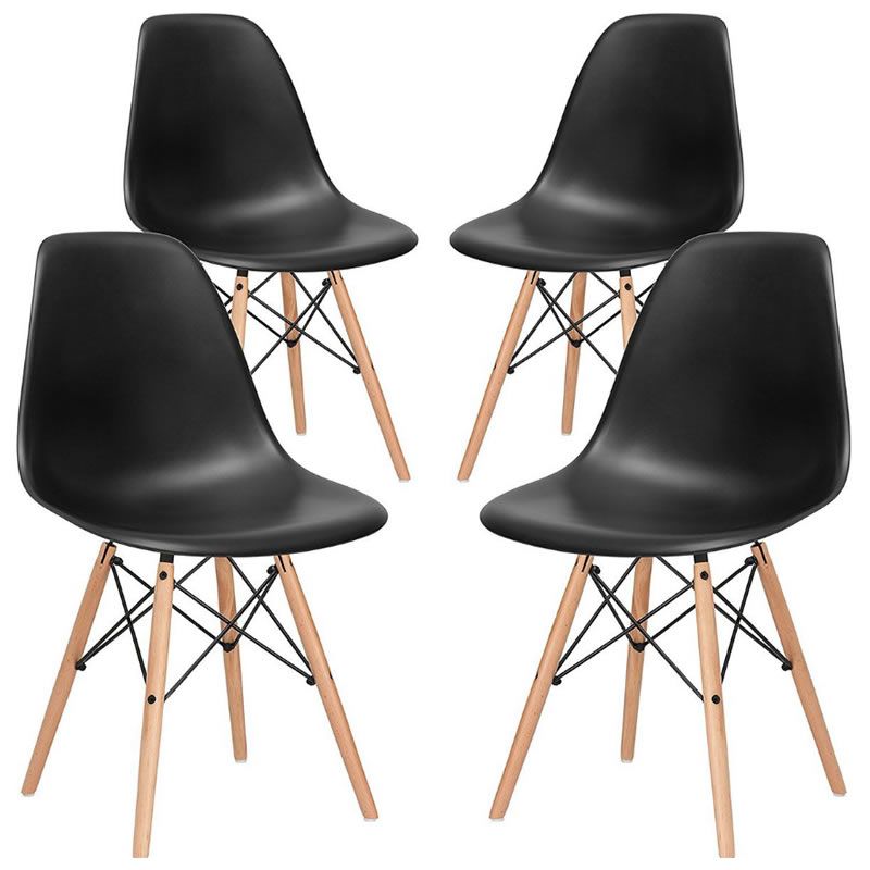 SMTE - Pack of 4 Modern Dining Chairs