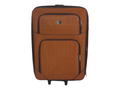 SMTE - Trolley 1 Piece Fabric Travel Luggage SpinnerOrange - 68 cm