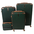 SMTE - 4Piece MST Hard Shell Luggage SetGreen