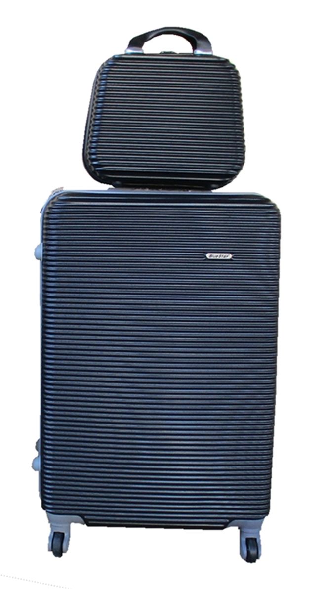 SMTE - 2 Piece Hard Outer Shell Luggage 28" - Black