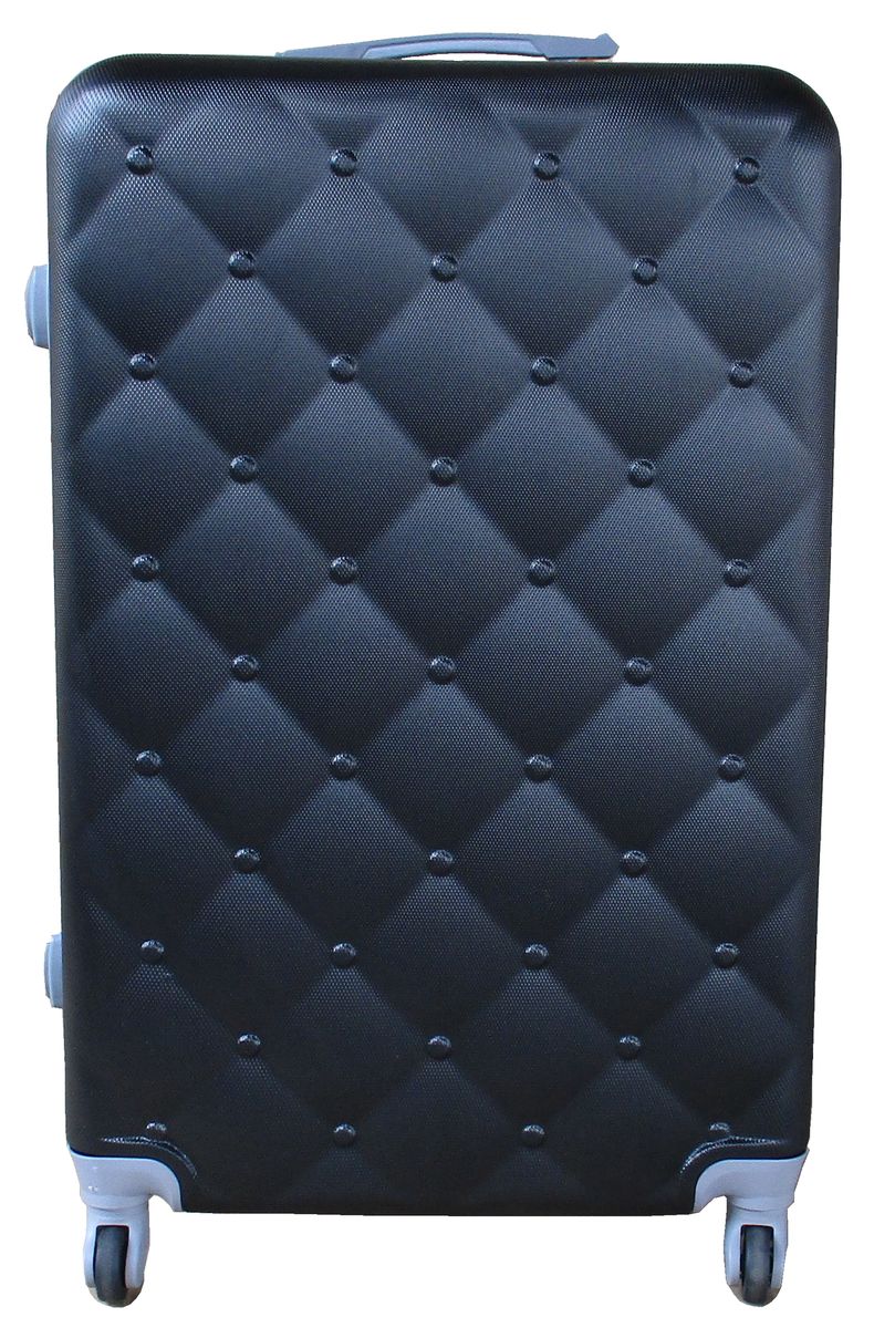 SMTE - 1 Piece Mooistar 25 inch Travel Luggage Suitcase Bag - Black