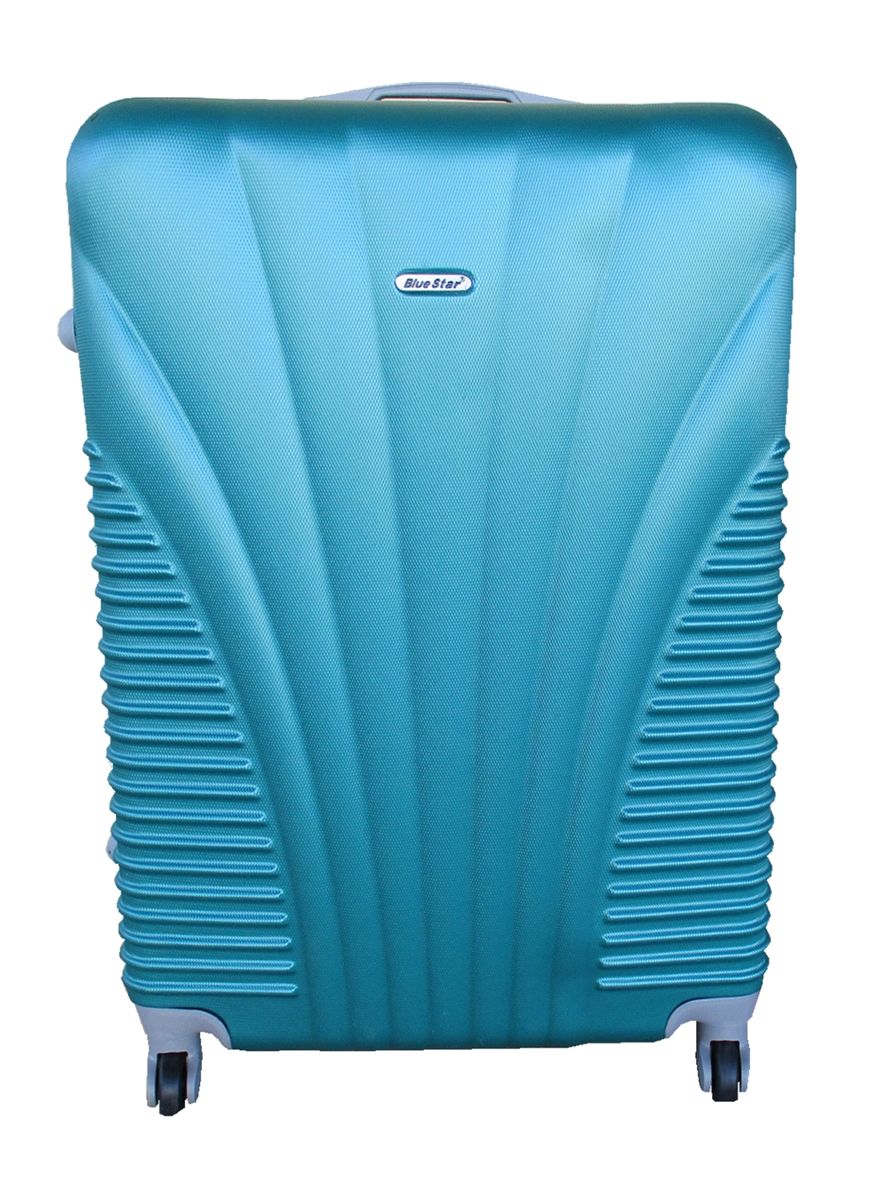 SMTE - Blue Star 1 Piece Hard Outer Shell Luggage 20" - Dark Green