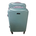 SMTE -  Quality 2 Piece Hard Outer Shell Travel Luggage BT-Type Suitcase Set - Green