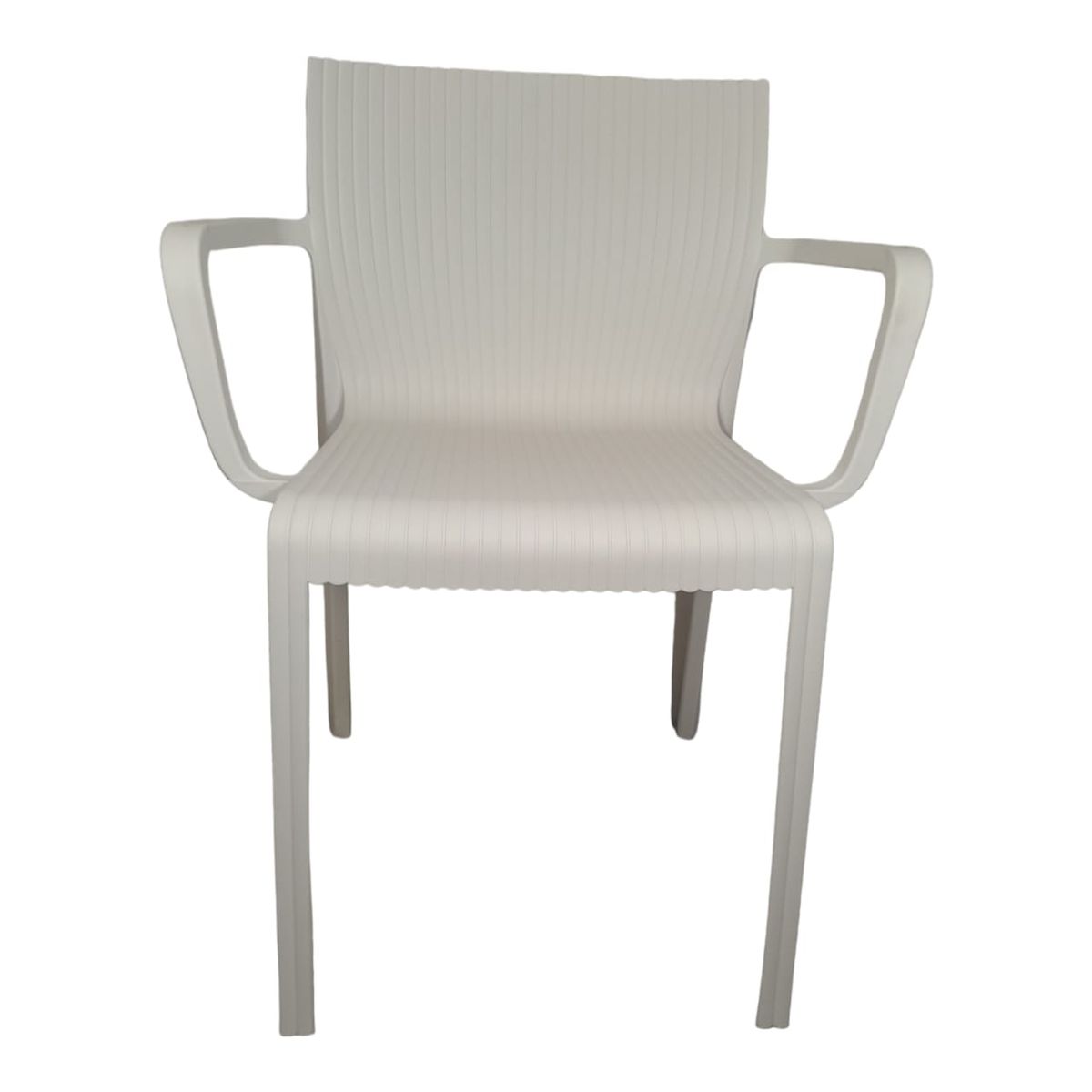 SMTE - Plastic Outdoor And Indoor ArmchairWhite