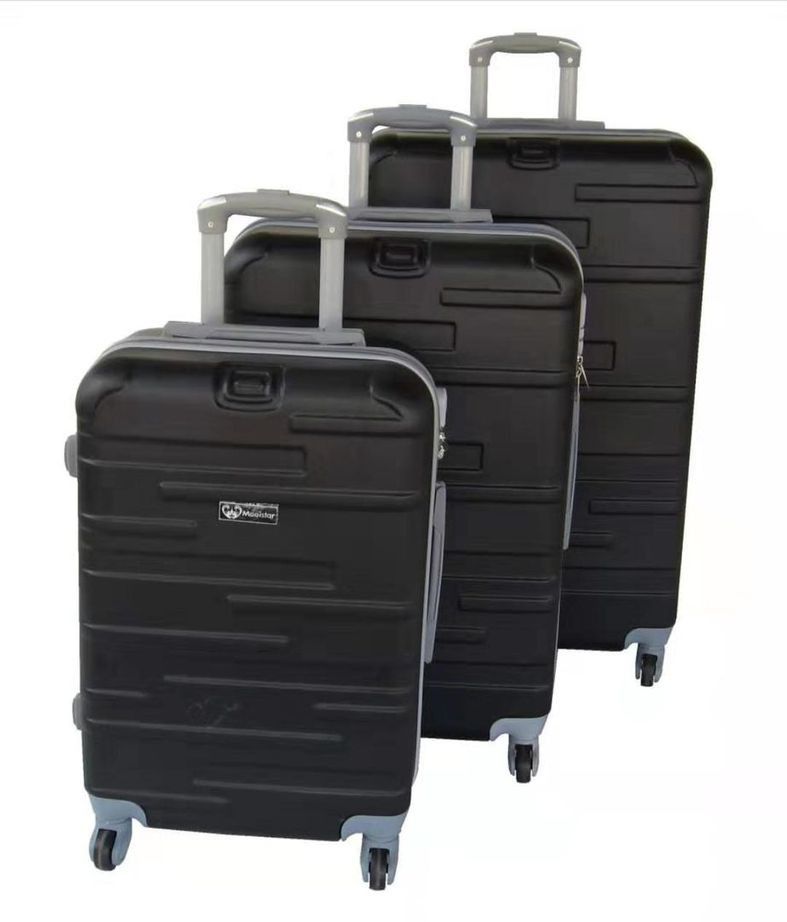 SMTE - 3Piece ABS Spinner Luggage SetDurable HardShell with TSA Locks.