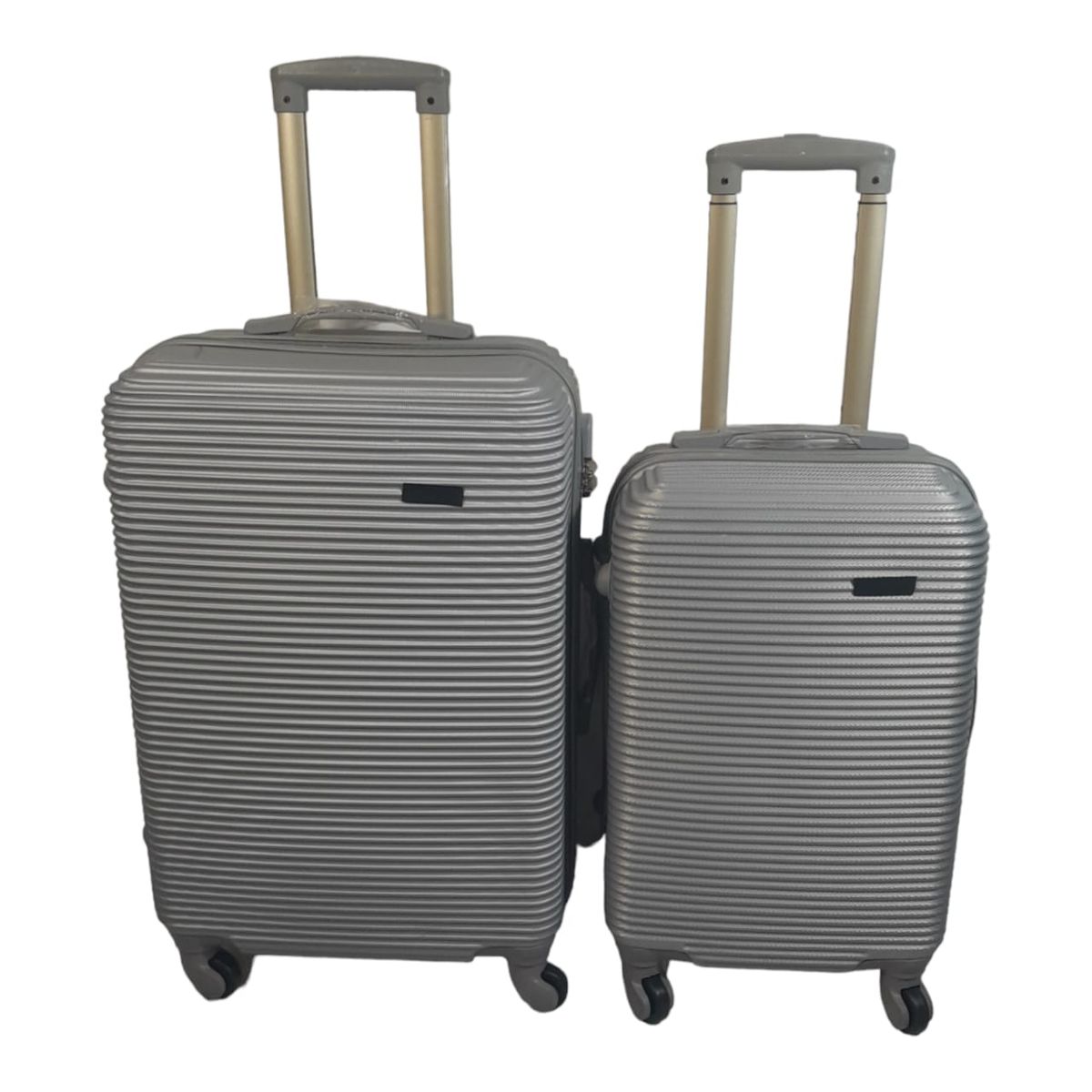 SMTE -  Hard Outer Shell Luggage2 PieceSilver