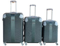 SMTE - Le Emporer3 Piece Luggage SetLight Weight SuitcaseDark Green