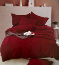 SMTE - 6 Piece Duvet Cover Set - Red