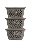 SMTE - 20L Storage Basket BrownSet of 3