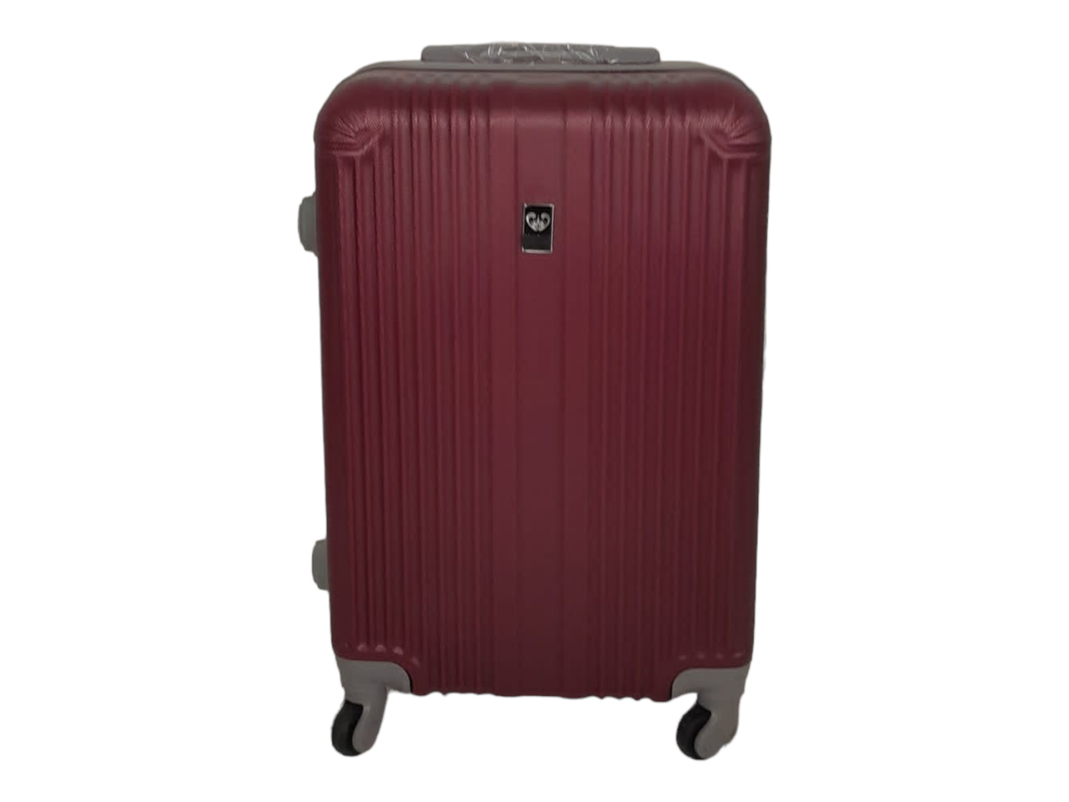 SMTE - Quad Wheel Quality Travel Ware 1 Piece - ALIN- Red - 75 cm