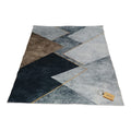 SMTE - 200cm by 150cmModern 3D Geometric Design Area Rug A30 With  keyring