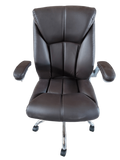 SMTE - Executive Office Chair - PU Leather - Brown Colour