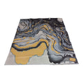 SMTE - 200cm by 150cmModern 3D Geometric Design Area Rug A11 With  Keyring