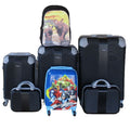 SMTE - 5Piece ABS Hard Shell Luggage Set with Avengers Trolley & Schoolpack