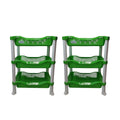 SMTE - SpaceMax: 3Tier Organizer Rack Set of 2Green