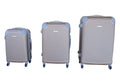 SMTE - 3 Piece Hard Outer Shell Lightweight Luggage Set - Gold