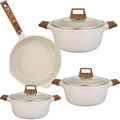 SMTE - 7 Piece Nonstick Cookware Set