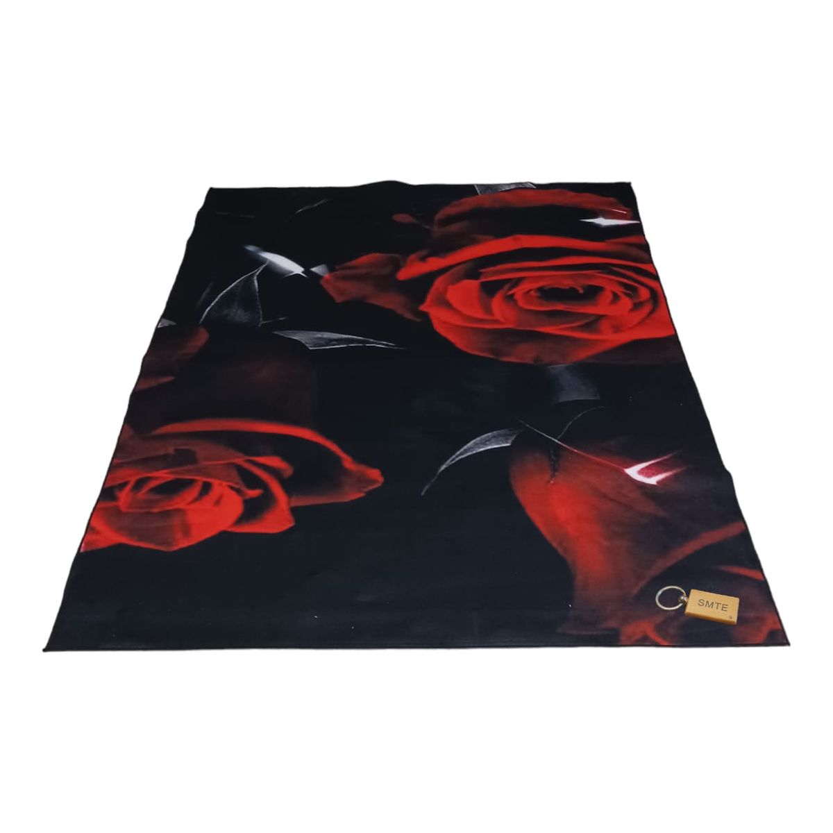 SMTE - 200cm by 150cmModern 3D Geometric Design Area Rug A38 With  Keyring