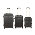 SMTE - 3Pcs ABS Luggage Setdurable Lightweight, Spinner Wheels, Nesting Design