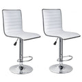 SMTE - Diamond Padded Stylish and Modern Bar Stool - Set of 2