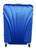 SMTE - Blue Star 1 Piece Hard Outer Shell Luggage 20" - Blue