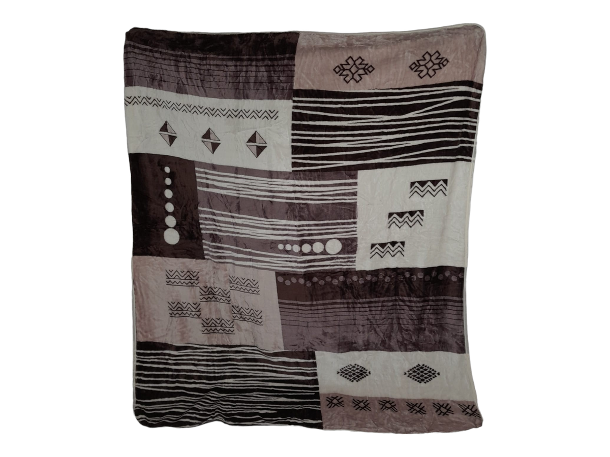 SMTE - Double Size IYWA Blanket - One-Ply - Warm and Comfy - Purple- 1.5kg - W1