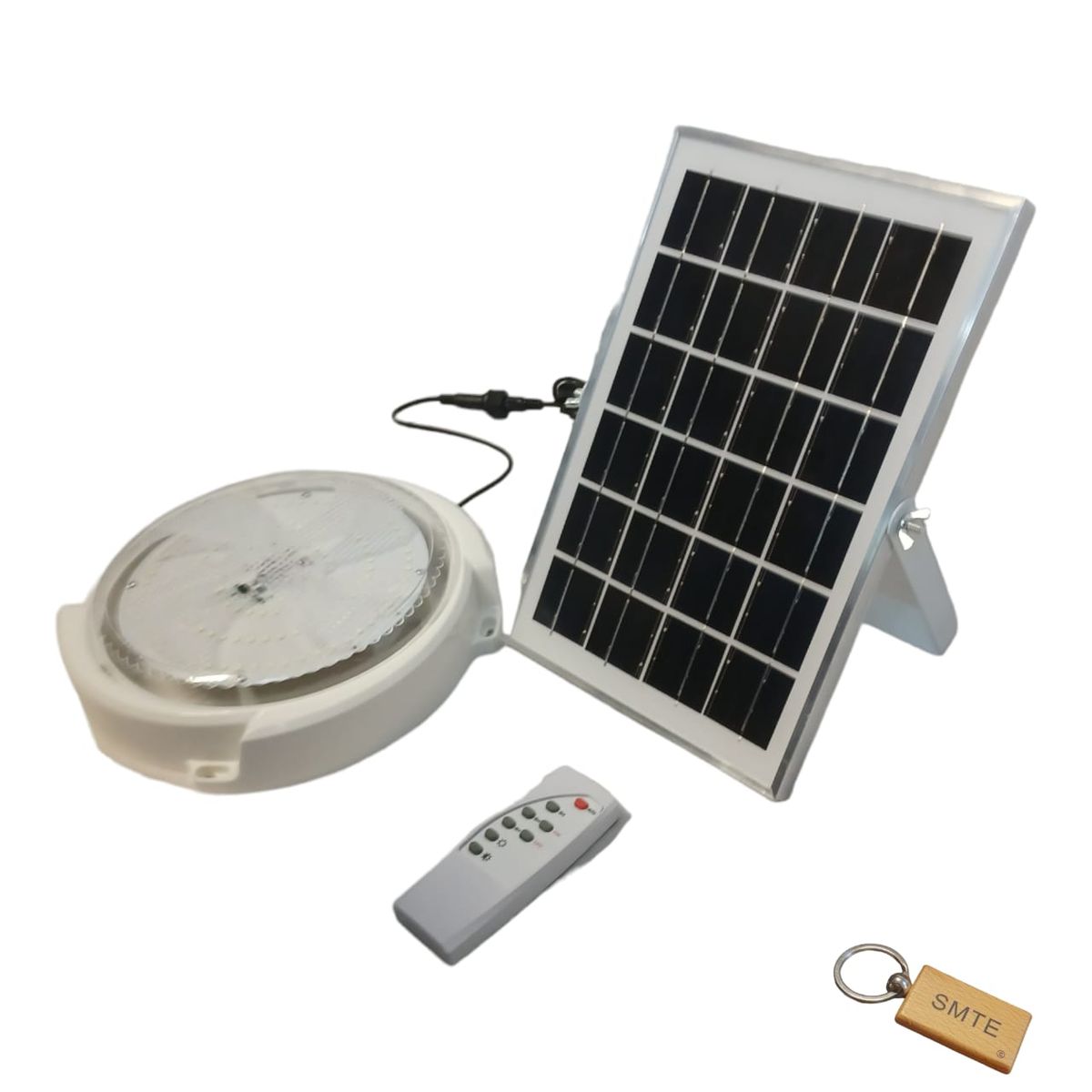 SMTE - Solar Glow: Sustainably with our Stylish Solar Ceiling Light and  keyring