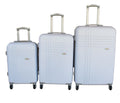 SMTE - 3Piece Travel 28Inch Luggage Suitcase Bag SetStylishWhite