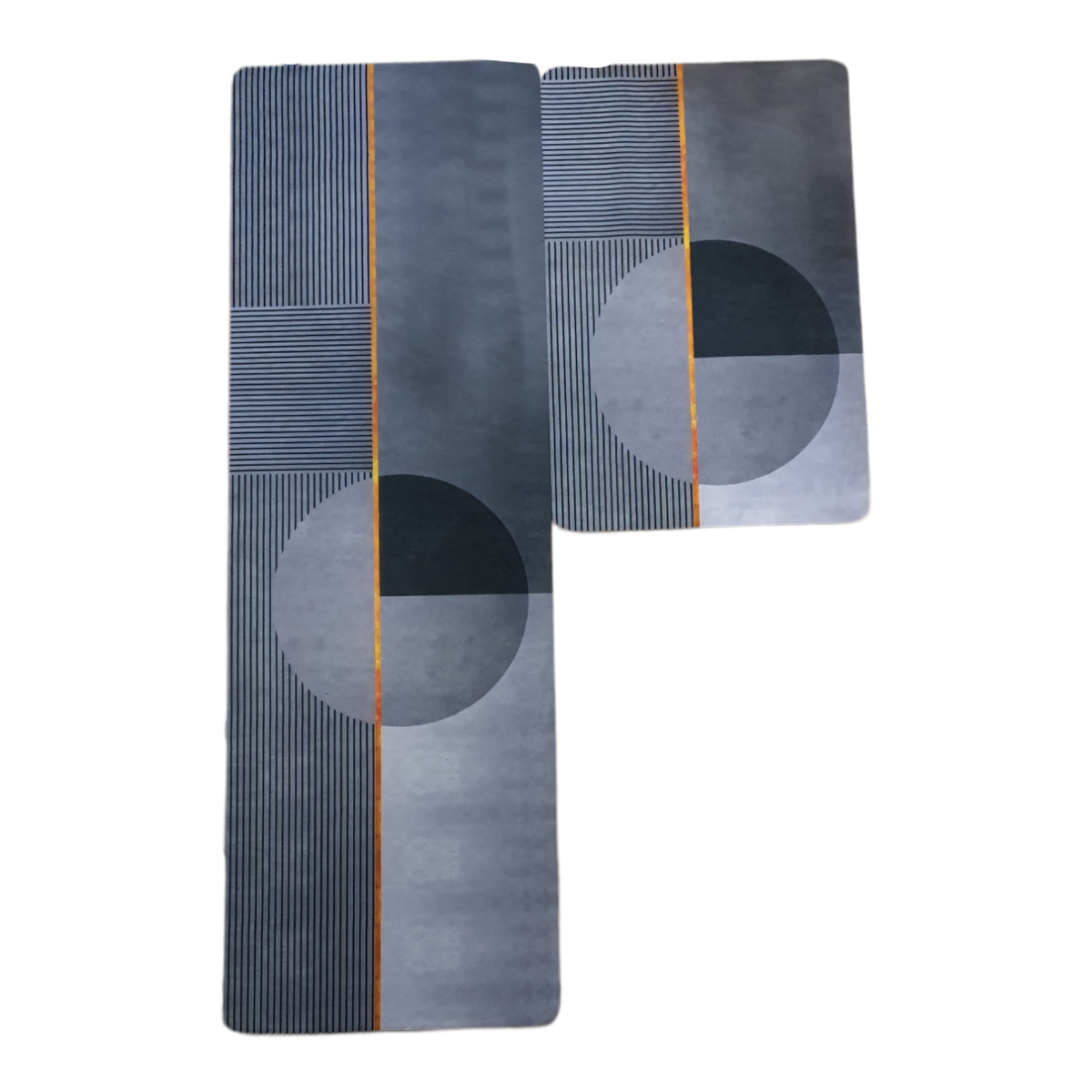 SMTE - Quality Non Slip Super Absorbent Ruber Mat Kitchen Mat Bath Rugs 2 Pieces - RM2P06