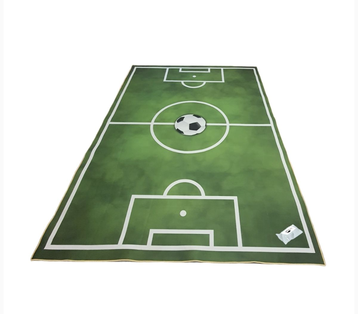 SMTE - Large Premium 3D Carpet/Rug - Football (Green) &  Tieback