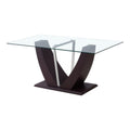 SMTE - Bateau Glass Coffee TableNatureBlack