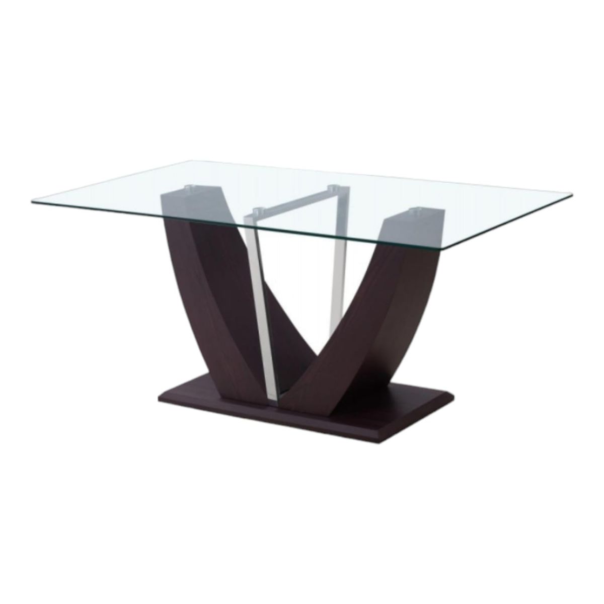 SMTE - Bateau Glass Coffee TableNatureBlack