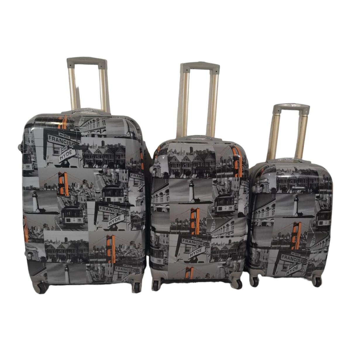 SMTE -  3 Piece Hardshell Luggage Set- Francisco-F20