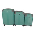 SMTE - Quality Hardshell Luggage Bags - Blue - F20 - Green