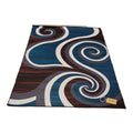 SMTE - 200cm by 150cmModern 3D Geometric Design Area Rug A79 With  keyring