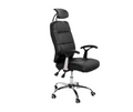 SMTE - Reclining Office PU Leather Chair with Head and Arm rests - Black