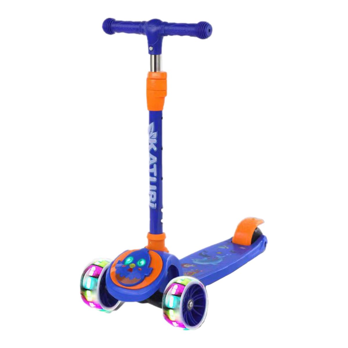 SMTE -  Kids Ride on Scooter with Flashing WheelsBlue