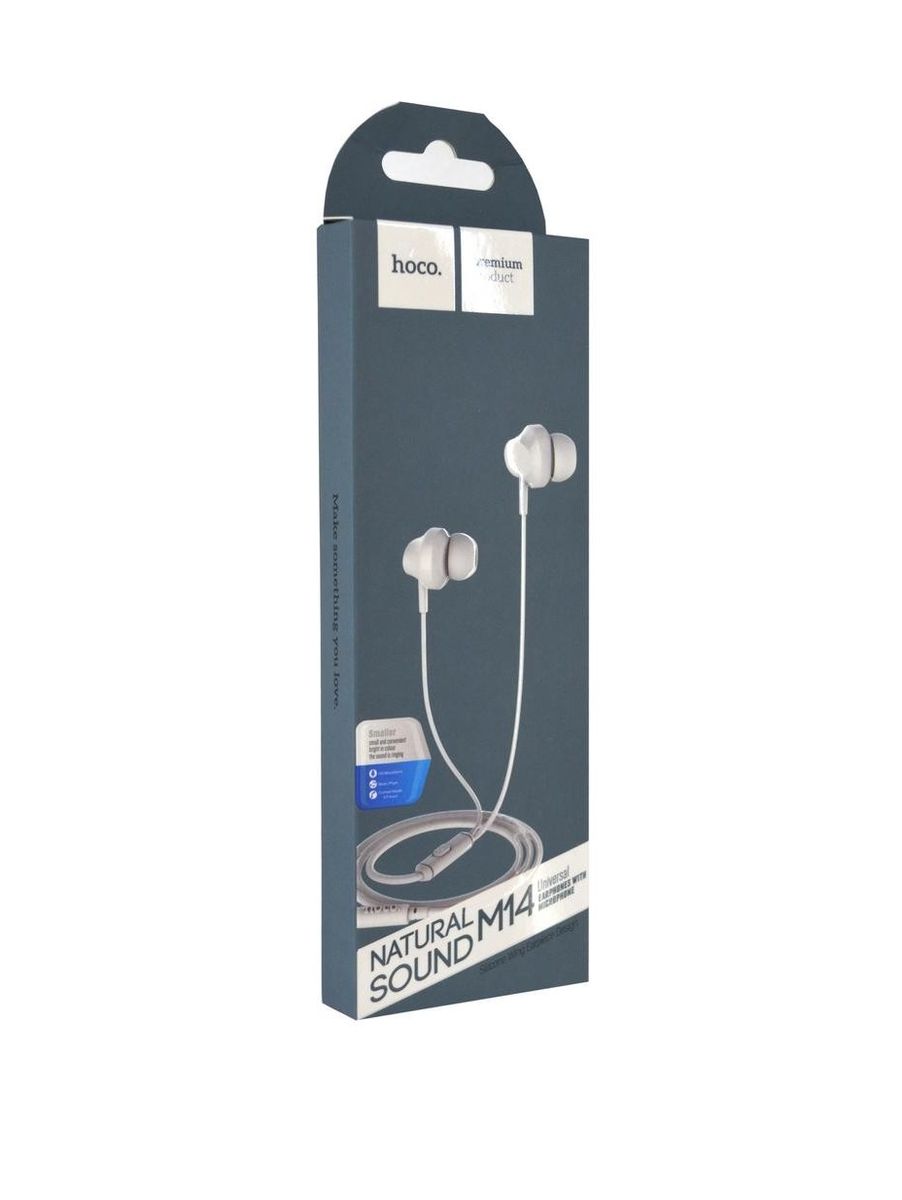 SMTE - Hoco M14 Wired In-ear Natural Sound Earphones with Mic