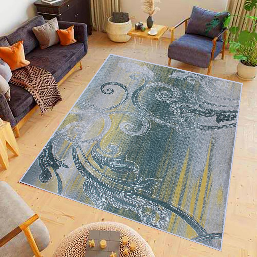 SMTE - RUG 51 Modern 200cm by 150cm - 3D Geometric Design