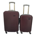 SMTE -  Hard Outer Shell Luggage2 PieceBrown
