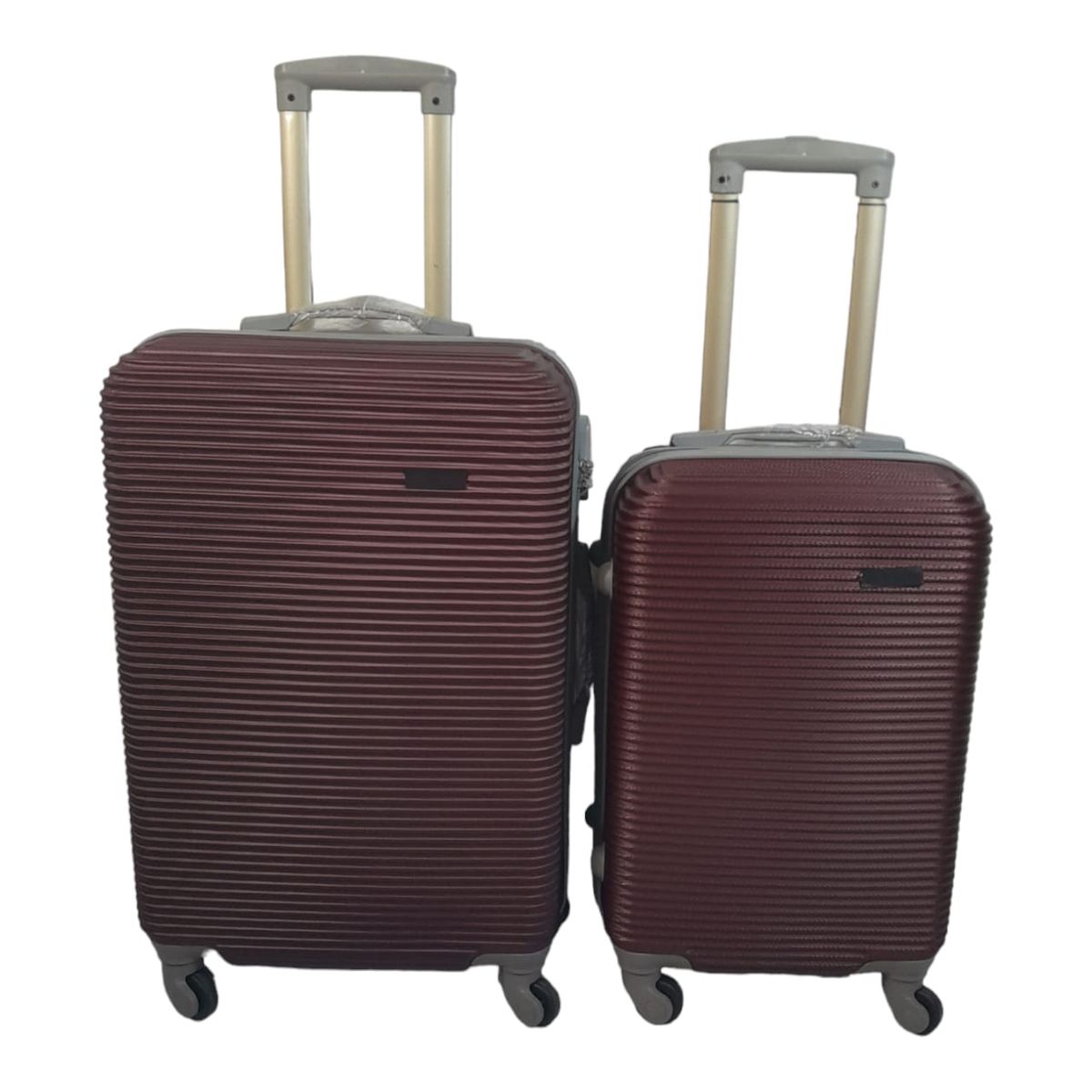 SMTE -  Hard Outer Shell Luggage2 PieceBrown