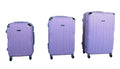 SMTE - 3 Piece Hard Outer Shell Lightweight Luggage Set 30" - Light Pink