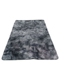SMTE - Fluffy Shaggy Foldable CarpetSoft Area Rug (9 Colours Available)Grey