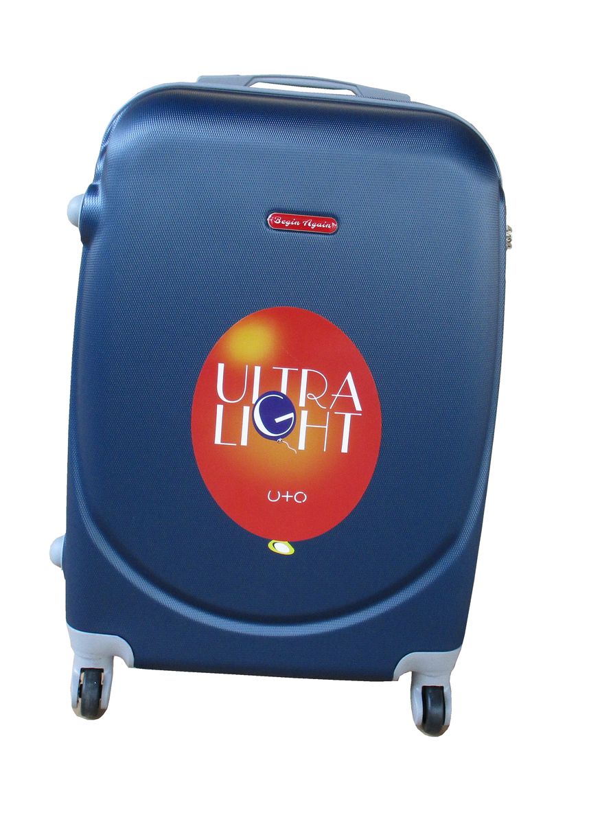 SMTE - 1 Piece Lightweight Luggage 27" - Dark Blue