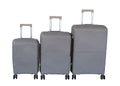 SMTE - Unbreakable 3Piece HardShell Luggage Set with Lock, Light Beige
