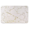 SMTE - Marble Pattern Bathroom Soft Mat Non-slip - White